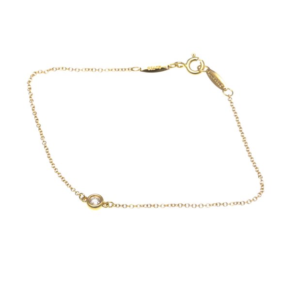 Tiffany Diamonds By The Yard Pink Gold (18K) Diamond Charm Bracelet Pink Gold